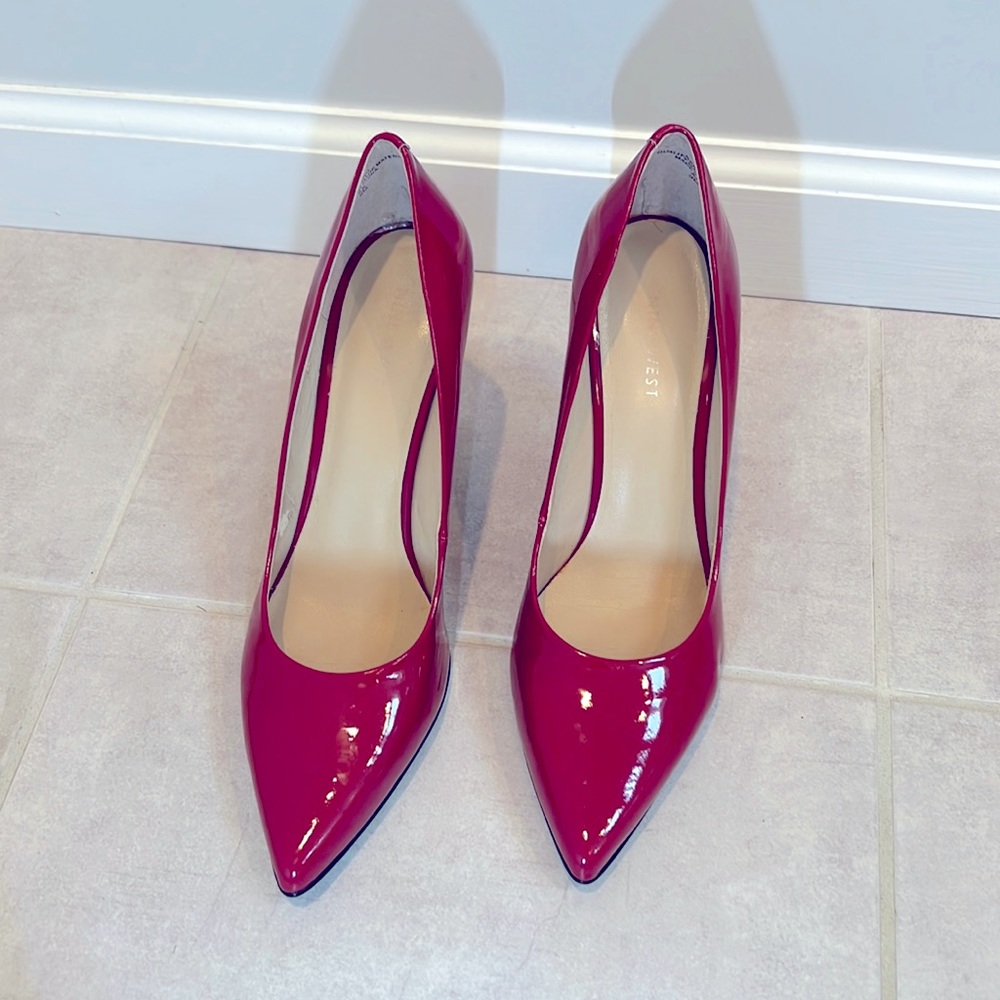 Nine West Red Patent Heels
